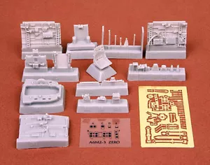 WWII A6M2 Zero (Zeke) Cockpit Set für Hasegawa Bausatz 1:48 SBS 48028 - Bild 1 von 2