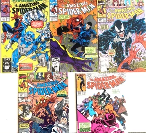 AMAZING SPIDER-MAN. NUMBER'S. 253. 331-332 349 351. (5 ISSUE 1984-1991 LOT) - Picture 1 of 21