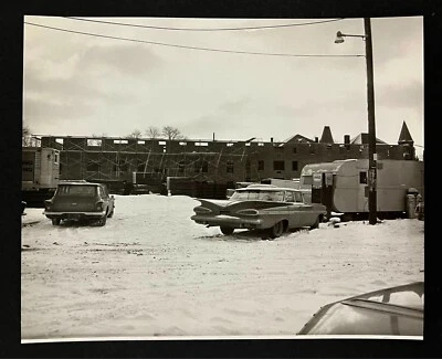 1964 Binghamton NY Chenango Redevelopment Construction Trailer Vtg Press Photo - Image 1 of 2