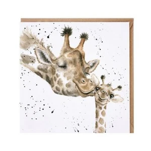 Wrendale Designs Giraffes Greeting Card - The Zoology Collection By Hannah Dale - Picture 1 of 1