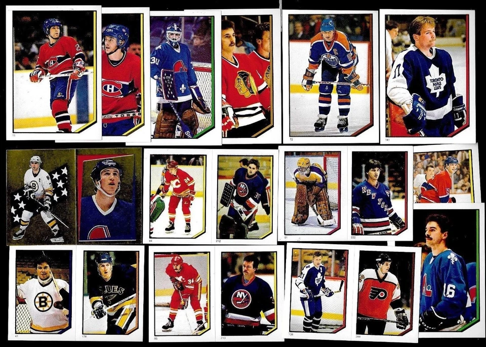 1986-87 OPC 86-87 O PEE CHEE NHL HOCKEY STICKER 1-253 SEE LIST - Image 1 of 1