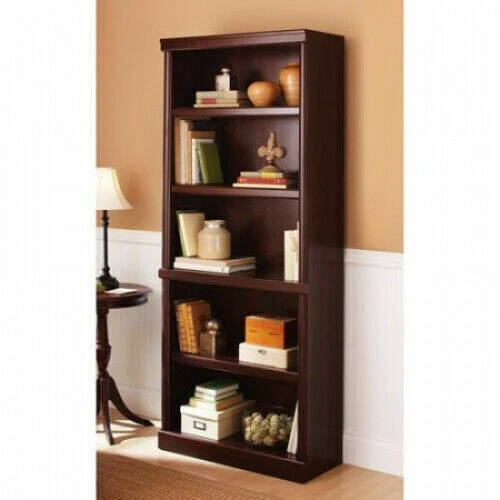 Better Homes and Gardens 410890 71 inch Ashwood 5 Shelf Bookcase - Cherry