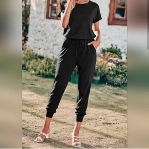 Pretty Garden - Black Jumpsuit - size XL - Picture 1 of 6