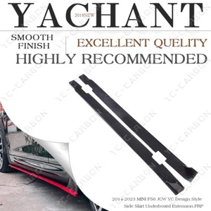 FIBER GLASS Kit For 2014-2023 MINI F56 JCW YC Design Style Side Skirt Underboard - Bild 1 von 19