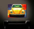 Pop Art - Beetle Canvas Picture Car Print Graphic Malereistil Abstract Images