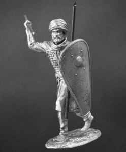 Saracen warrior UnPainted Tin Soldiers 54mm 1/32 - Picture 1 of 4