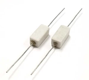 Lot of 2, 2.5K Ohm 5 Watt Wirewound Ceramic Power Resistors 5W (5W225) - Picture 1 of 1