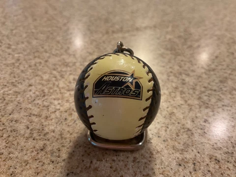 Houston Astros Baseball Keychain Cover