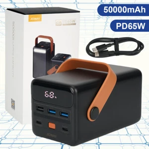 65W Power Bank 50000mAh USB Type C QC PD Handy Laptop Externer Batterie Griff - Bild 1 von 24