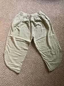 Zara Girls Sage Green Culottes Wide Pants 8 - Picture 1 of 3