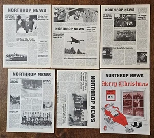 VINTAGE LOT OF 11 ISSUES OF NORTHROP NEWS - YEARS 1970 1972 1974 1975 1976 1977 - Imagen 1 de 23