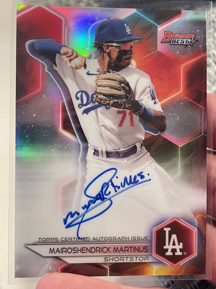 2023 Bowman's Best Mairoshendrick Martinus Refractor AUTO #B23-MM - Dodgers - Image 1 of 1