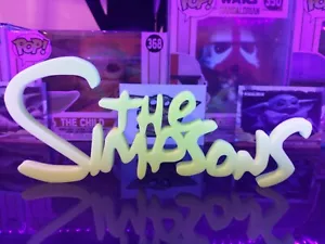 GitD The Simpsons Display Sign For Funko Pops - Picture 1 of 1