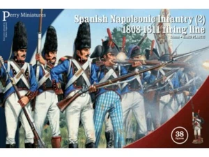 Perry Miniatures Spanish Napoleonic Infantry (2) Firing Line 1808-11 New - Picture 1 of 3