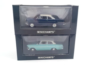 2 MINICHAMPS 1/43 OPEL REKORD P2 AND COUPè 1960, 430 040222 430 040204 - Foto 1 di 3
