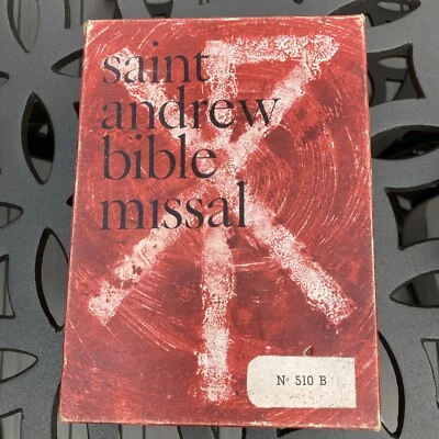 St Andrew Bible Missal Catholic Traditional 1963 Slipcover Pre Vatican - Image 1 of 4