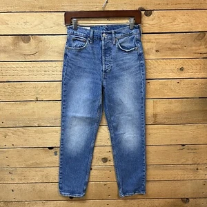 Gap Womens Jeans Size 0/25 Cheeky Straight Button Fly High Rise Denim Medium - Picture 1 of 13