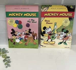 Vintage Walt Disneys Mickey Mouse Scheunentanz und der große große Wind Sammlung - Bild 1 von 8