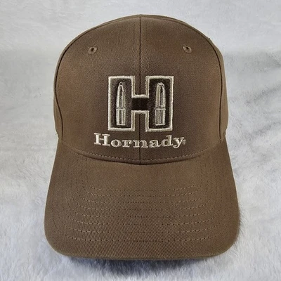 Hornady стрельбы шляпа крышка коричневый хаки регулируемый ремень назад OSFA охоты новый без ЯРЛЫКОВ - Изображение 1 из 4