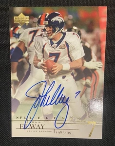 UD Legends John Elway 2001 automático cubierta superior autógrafo SP SSP - Imagen 1 de 3