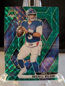 2025 Panini Mosaic - Green Mosaic Prizm Russell Wilson #14 - NY Giants - Bild 1 von 2