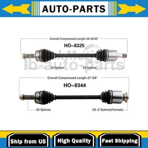 For Honda Pilot 2009 2010 2011 2X TrakMotive Front CV Joint Axle - Picture 1 of 4