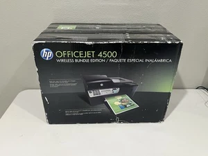 Impresora inalámbrica de inyección de tinta todo en uno HP OfficeJet 4500 negra - ¡NUEVA! - Imagen 1 de 17