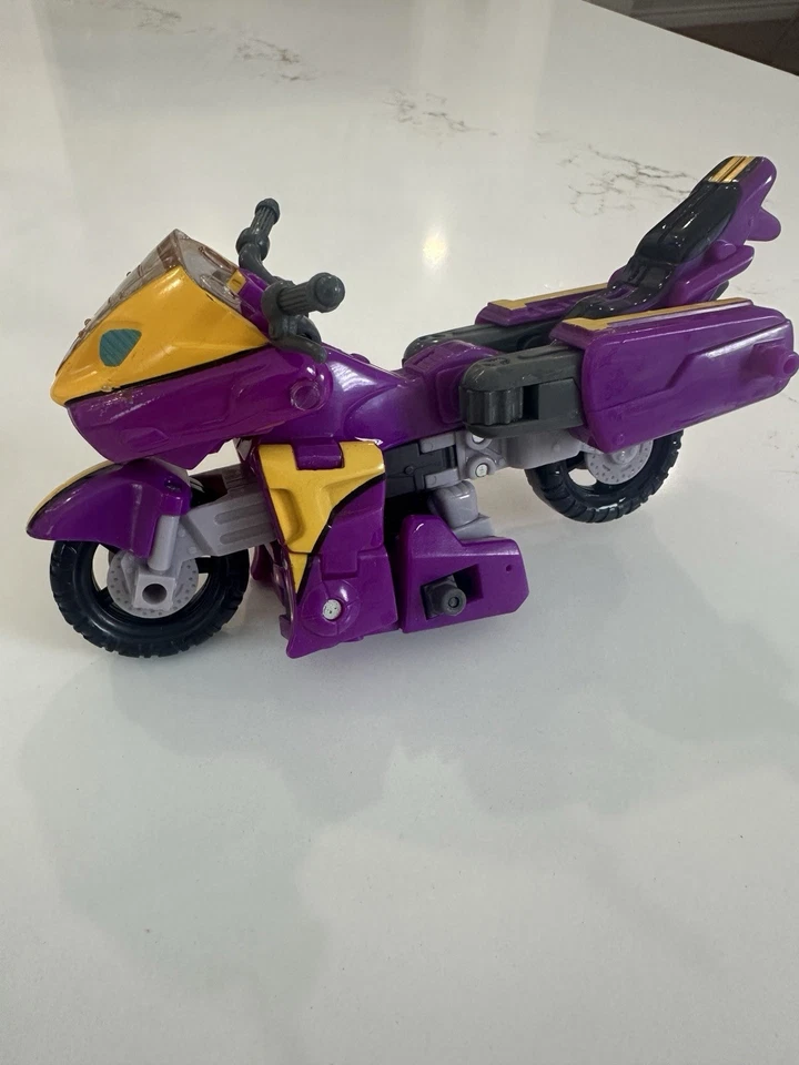 Transformers Armada Sideways Figure Hasbro 2002 Deluxe Class Purple Motorcycle - Image 1 of 1