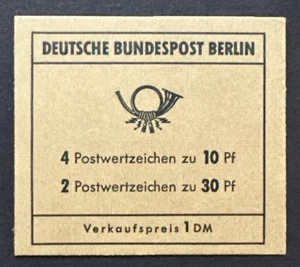 Germany Berlin 1970 Sc# 9N252a Complete Booklet MNH Unexploded - Picture 1 of 2