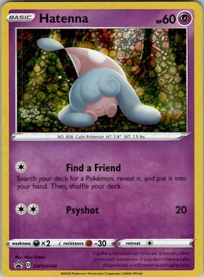Hatenna - Promo SWSH: Sword & Shield Promo Cards SWSH040 LP/NM - Image 1 of 2