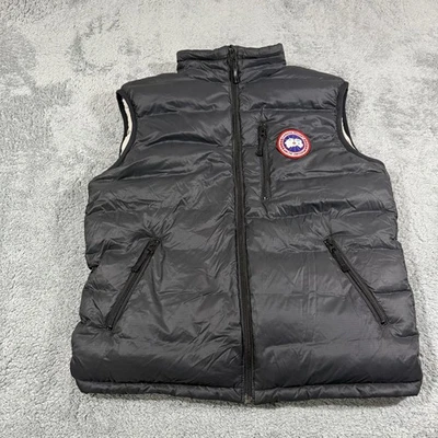 Vintage Canada Goose Down Vest *FLAWED* Black Large Mens - Image 1 of 4