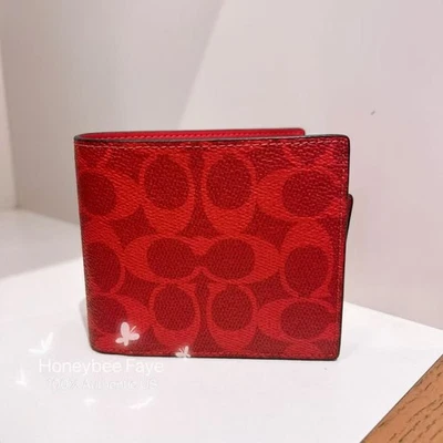 NWT Coach MEN's 3 In 1 Wallet  With Sketch/Camo/disney/Stripe/surf - Image 1 of 4