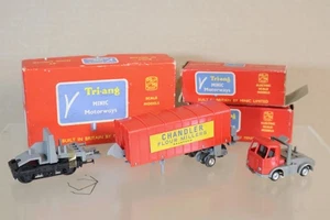 TRIANG MINIC MOTORWAYS RM924 RM928 M1555 ROAD RAIL CONTAINER SET om - Picture 1 of 17