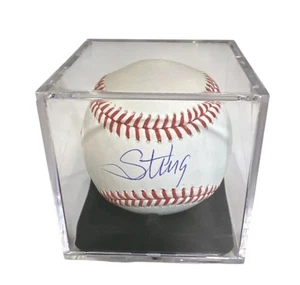 Sting Signed Baseball With Free Display Case (PIA) - Picture 1 of 4