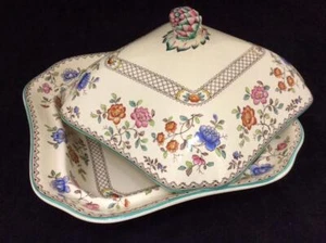 Spode Audley Square Covered Vegetable Bowl with Lid S/2401 - Picture 1 of 9