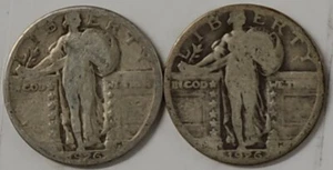 1926 D & S Standing Liberty Quarter - $0.25 - 90% Silver Circulated - Picture 1 of 2