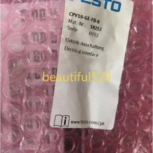 New One Festo CPV10-GE-FB-8 18252 Solenoid Valve CPV10GEFB8 Expedited Shipping - Picture 1 of 1