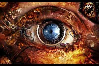 Póster Steampunk arte de pared decoración del hogar impresiones fotográficas Foto 1 de 4