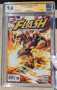 DC COMICS FLASH: THE FASTEST MAN ALIVE #1 2006 CGC 9.6 -Signed by NORM RAPMUND- - Picture 1 of 4