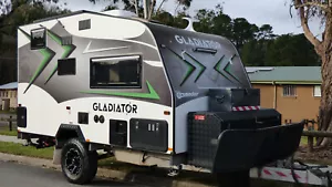 15ft Crusader Gladiator Caravan 11/2021 Full Off Road Shower Toilet Solar Rego - Picture 1 of 24