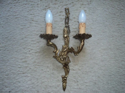 'applique Deux Bras Type Bougeoir bronze  - Photo 1/2