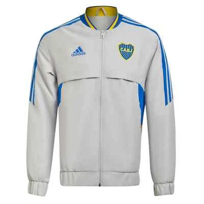 Boca Juniors Anthem Jacket Adidas Soccer Training Argentina - Image 1 of 3