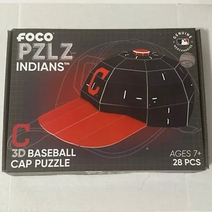 NEU Selten FOCO PZLZ Cleveland Indians 3D Baseball Kappe Puzzle MLB versiegelt 28 Teile - Bild 1 von 3
