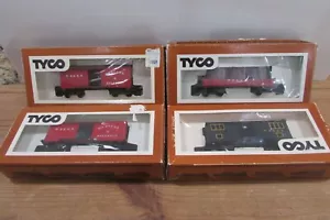 HO Scale Tyco(4) Assorted 1860's Freight Cars Western Atlantic C0447 - Picture 1 of 5
