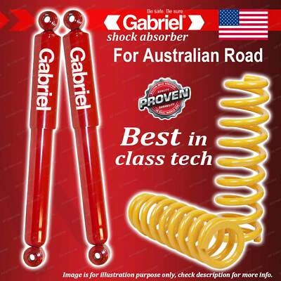 Front Gabriel Guardian Shocks + Lowered King Coil Springs for Holden HD HR WAGON - image 1 of 2