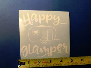 Calcomanía de vinilo Happy Glamper de 4,5 - Imagen 1 de 1