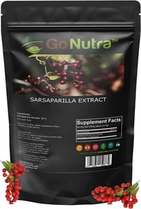 Sarsaparilla Root Bark Extract Powder 8oz | Go Nutra - Picture 1 of 7