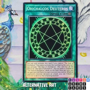 Tarjeta Orichalcos Deuteros (arte alternativo) EFECTO ANIME HOLO - Imagen 1 de 1