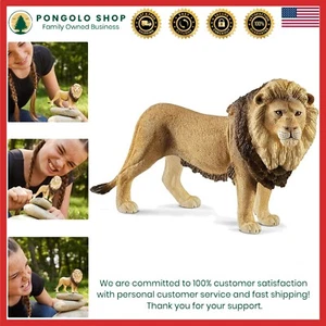Durable Realistic Lion Toy Figurine - King of the Jungle for Educational Play - Picture 1 of 9