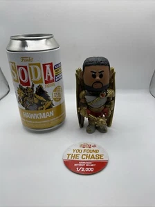 Funko Soda - Black Adam Hawkman Chase without Helmet - 2022 Winter Con 1/12,500 - Picture 1 of 2
